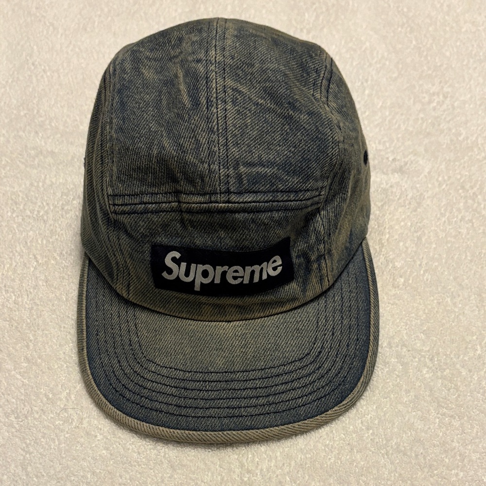 Supreme Black Denim Hat